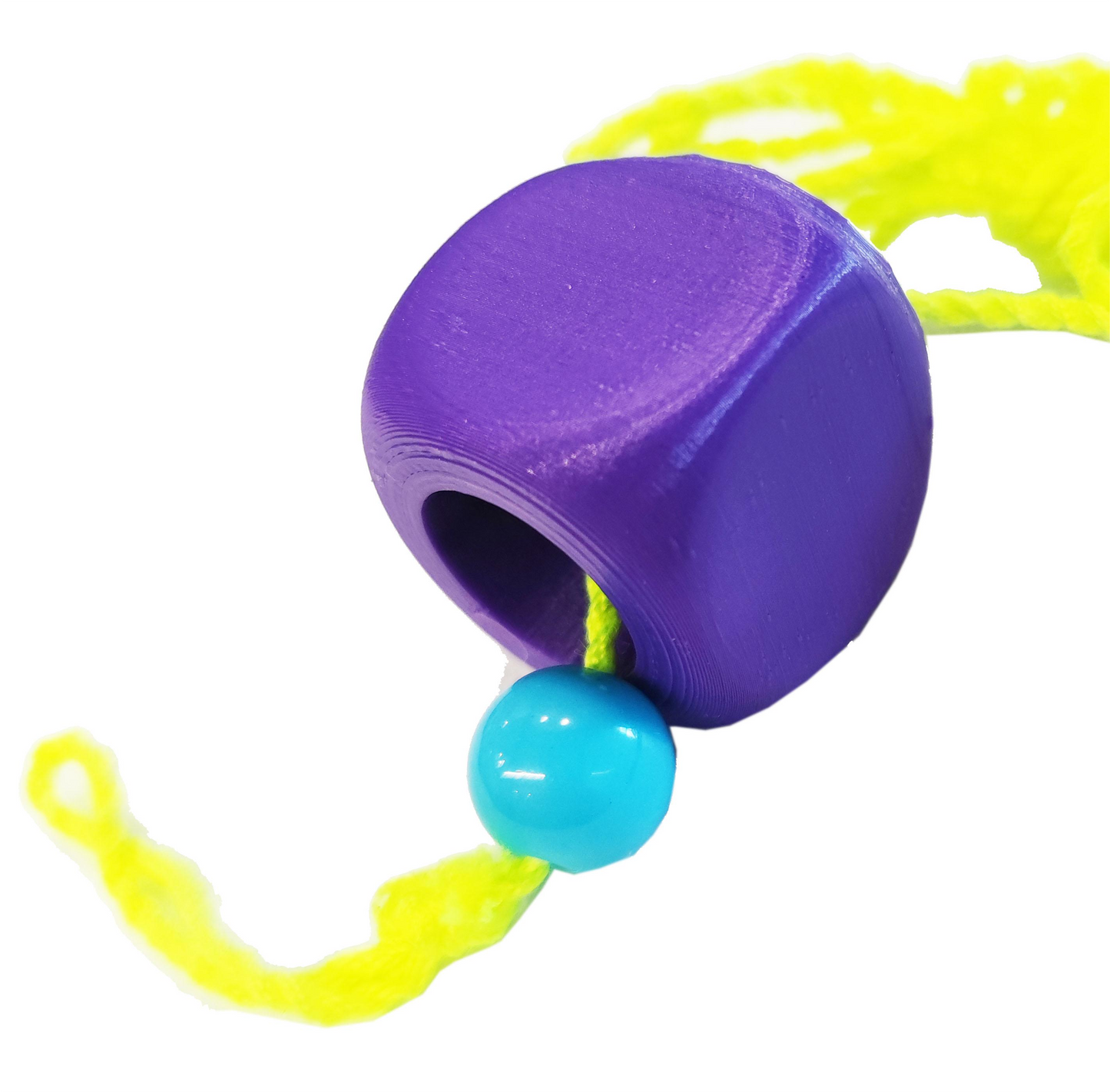 Yoyo string with counterweight